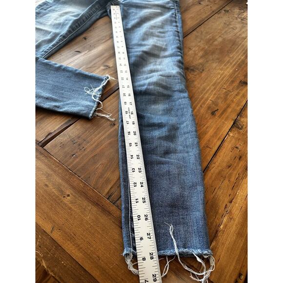 Gap 1969 Vintage True Skinny Mid Rise Raw Hem Women’s Size 27 Jeans Pants - Picture 9 of 16